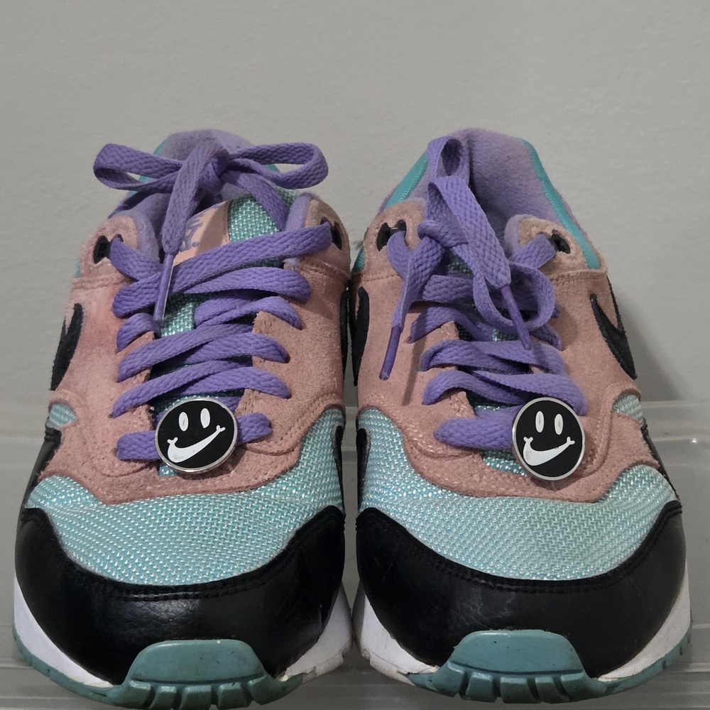 Nike Kids Sneakers in Pink, Mint, and Black